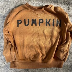 Little Co Pumpkin Sweatshirt 18mo